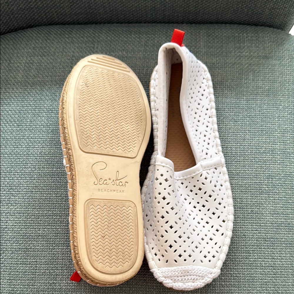 Seastar White Espadrilles Waterproof Neoprene *like new*